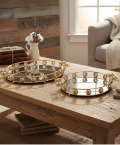 ZEYVE BONCUK YÖV. 2-PLACE TRAY 32x28x5-37x33x5cm